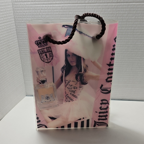 Juicy Couture Pink and Black Gift Bag - Picture 1 of 8